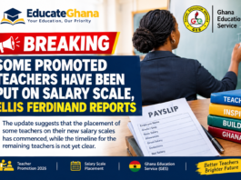 BREAKING: Some Promoted Teachers Have Been Put on Salary Scale, Ellis Ferdinand Reports